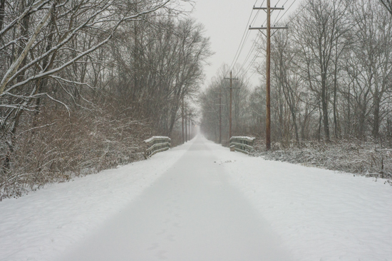 Pennsy Trail Snow